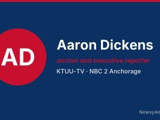 Aaron Dickens, anchor and executive reporter, KTUU-TV