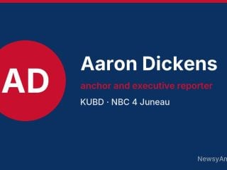 Aaron Dickens, anchor and executive reporter, KUBD