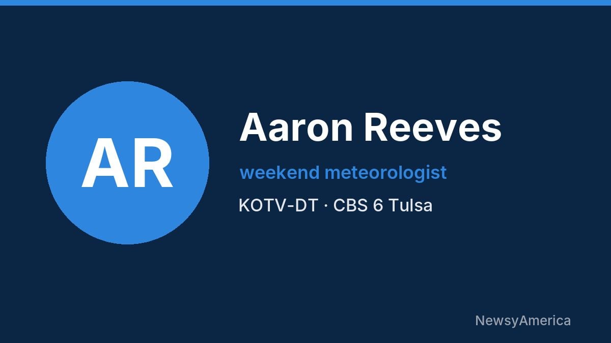 Aaron Reeves – KOTV-DT, Tulsa
