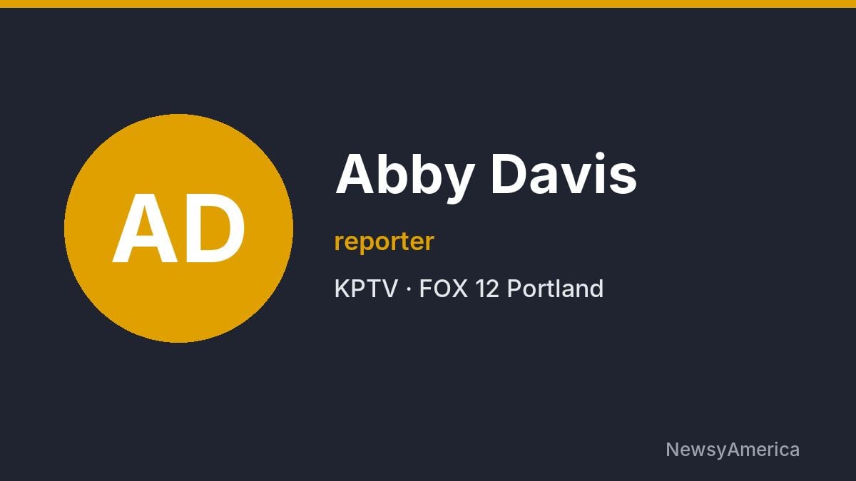 Abby Davis – KPTV, Portland