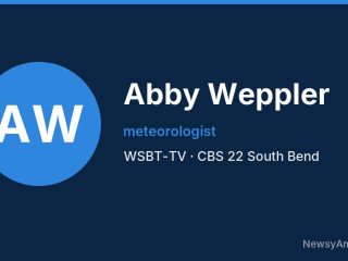 Abby Weppler, meteorologist, WSBT-TV