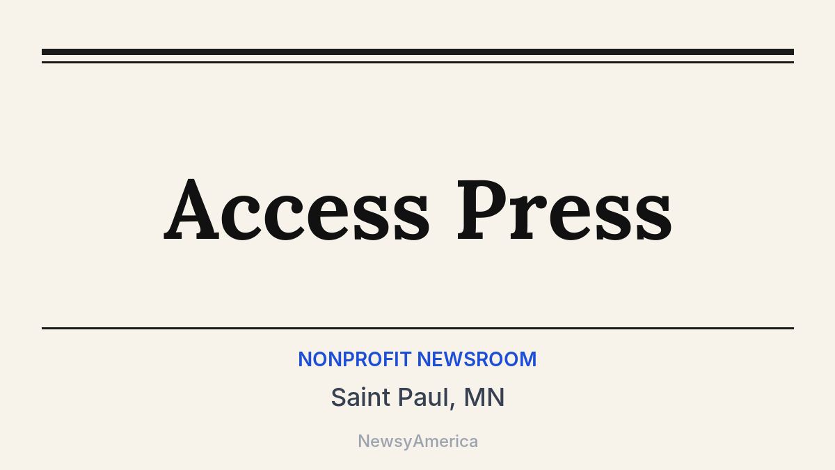 Access Press – Saint Paul, MN