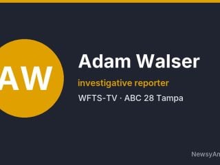 Adam Walser, investigative reporter, WFTS-TV