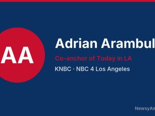 Adrian Arambulo, Co-anchor of Today in LA, KNBC