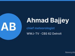 Ahmad Bajjey, chief meteorologist, WWJ-TV