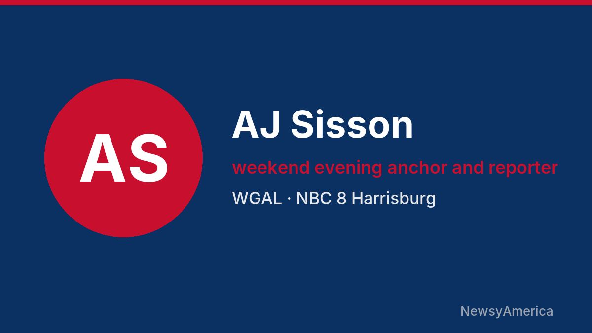 AJ Sisson – WGAL, Harrisburg