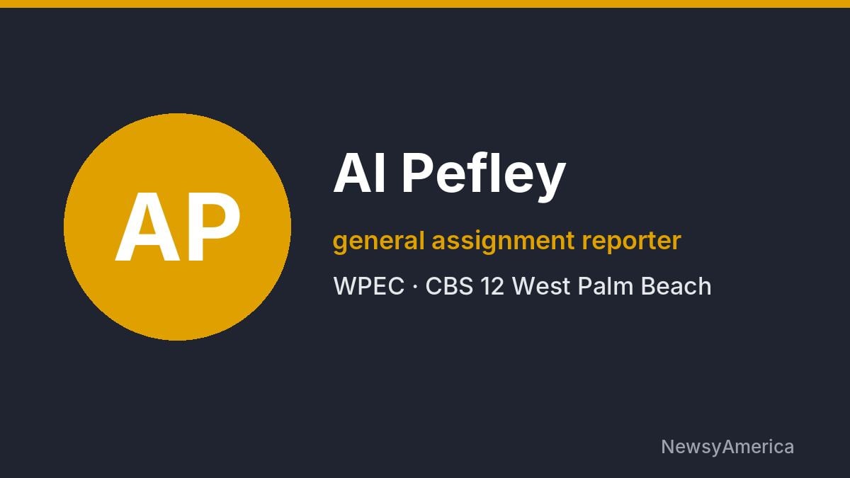 Al Pefley – WPEC, West Palm Beach