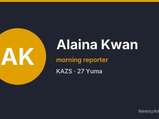 Alaina Kwan, morning reporter, KAZS