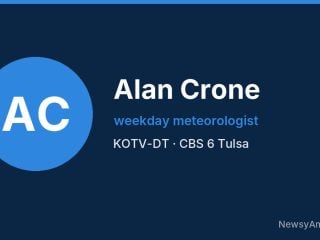 Alan Crone, weekday meteorologist, KOTV-DT