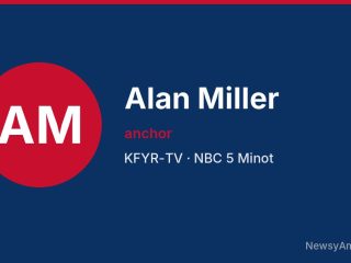 Alan Miller, anchor, KFYR-TV