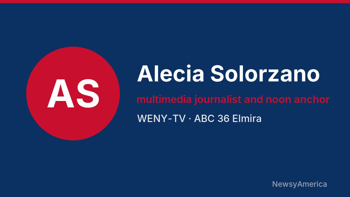Alecia Solorzano – WENY-TV, Elmira