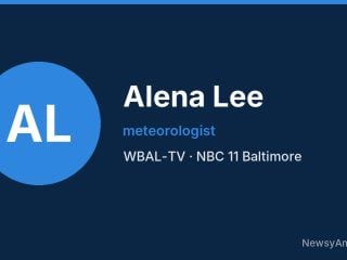 Alena Lee, meteorologist, WBAL-TV
