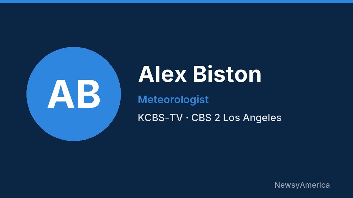 Alex Biston – KCBS-TV, Los Angeles
