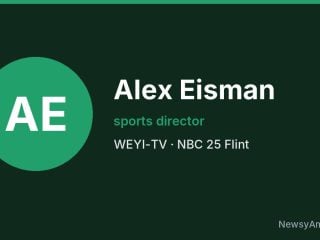 Alex Eisman, sports director, WEYI-TV