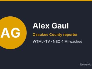 Alex Gaul, Ozaukee County reporter, WTMJ-TV
