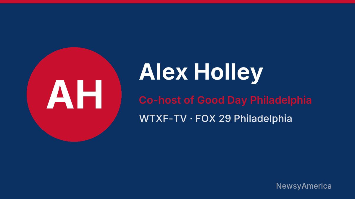 Alex Holley – WTXF-TV, Philadelphia