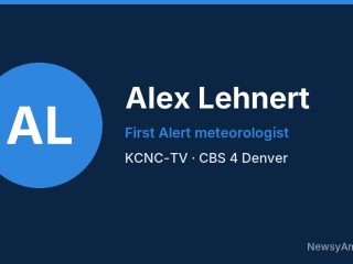 Alex Lehnert, First Alert meteorologist, KCNC-TV