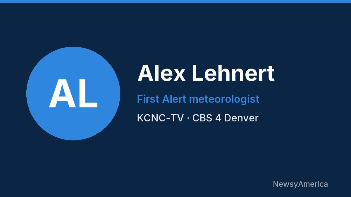 Alex Lehnert – KCNC-TV, Denver