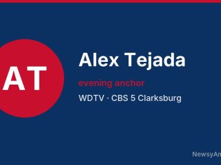 Alex Tejada, evening anchor, WDTV