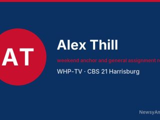 Alex Thill, weekend anchor and general assignment reporter, WHP-TV