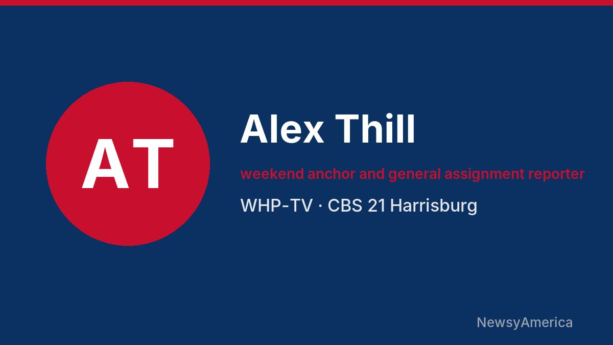 Alex Thill – WHP-TV, Harrisburg