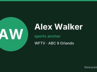 Alex Walker, sports anchor, WFTV