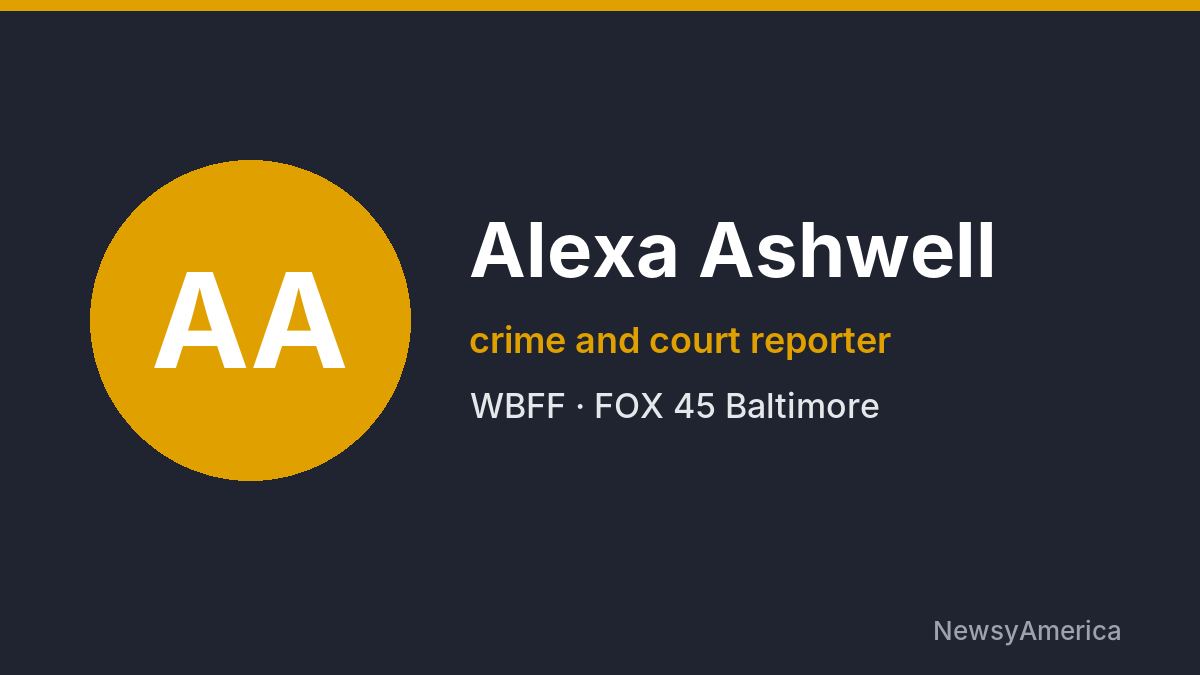 Alexa Ashwell – WBFF, Baltimore