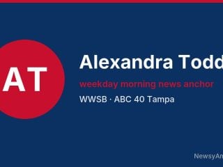 Alexandra Todd, weekday morning news anchor, WWSB