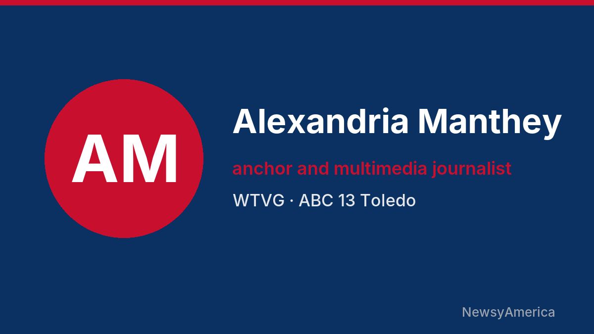Alexandria Manthey – WTVG, Toledo