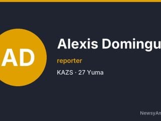 Alexis Dominguez, reporter, KAZS