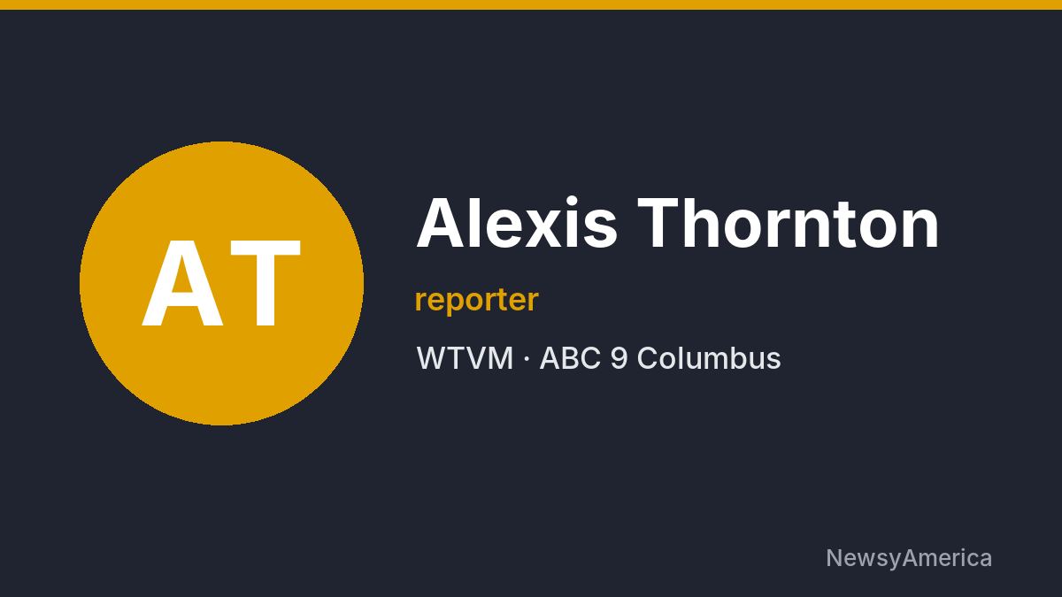 Alexis Thornton – WTVM, Columbus