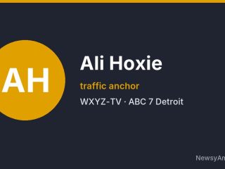 Ali Hoxie, traffic anchor, WXYZ-TV
