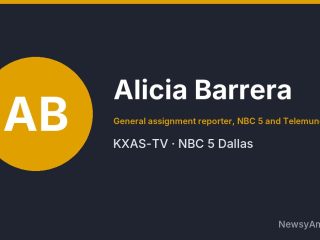 Alicia Barrera, General assignment reporter, NBC 5 and Telemundo 39, KXAS-TV