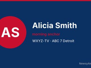 Alicia Smith, morning anchor, WXYZ-TV