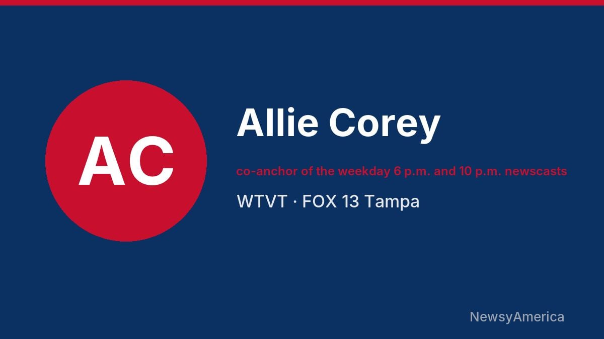 Allie Corey – WTVT, Tampa