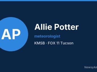 Allie Potter, meteorologist, KMSB