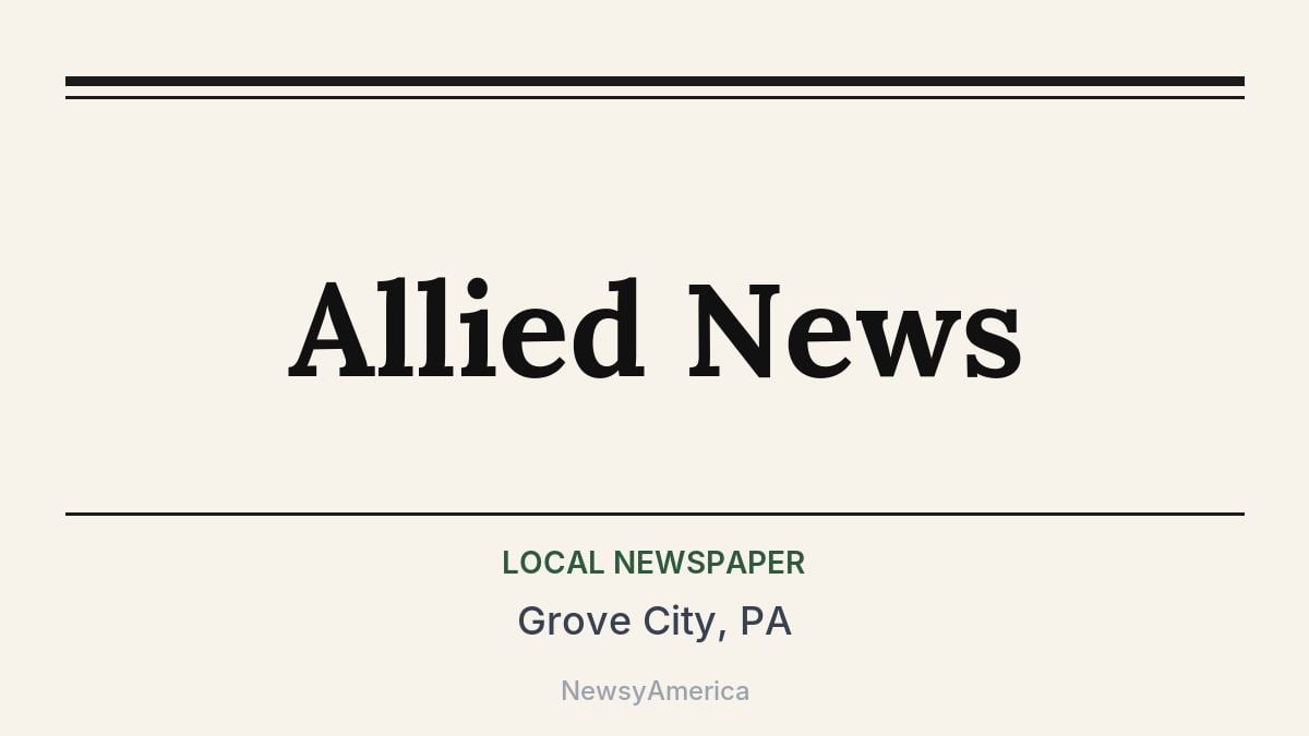 Allied News – Grove City, PA