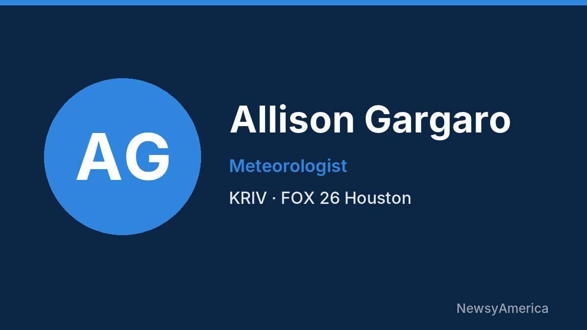 Allison Gargaro – KRIV, Houston