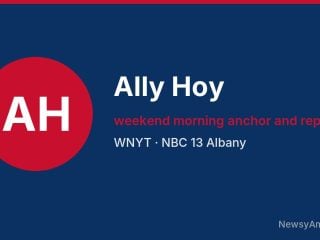 Ally Hoy, weekend morning anchor and reporter, WNYT