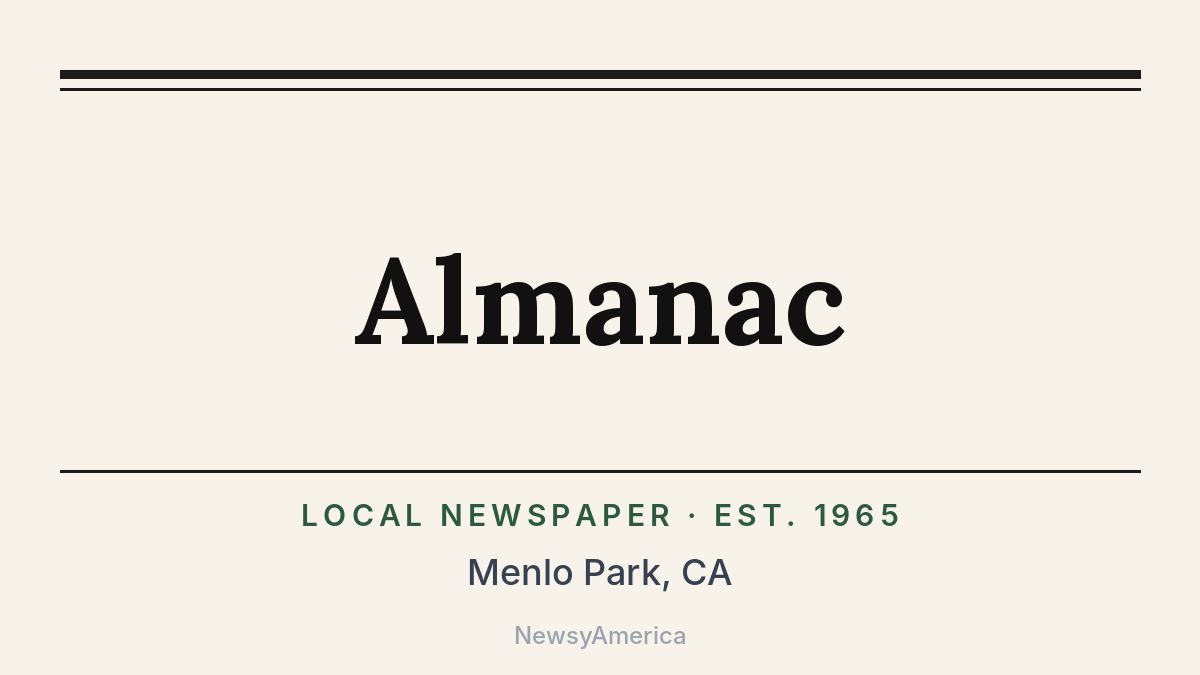 Almanac – Menlo Park, CA