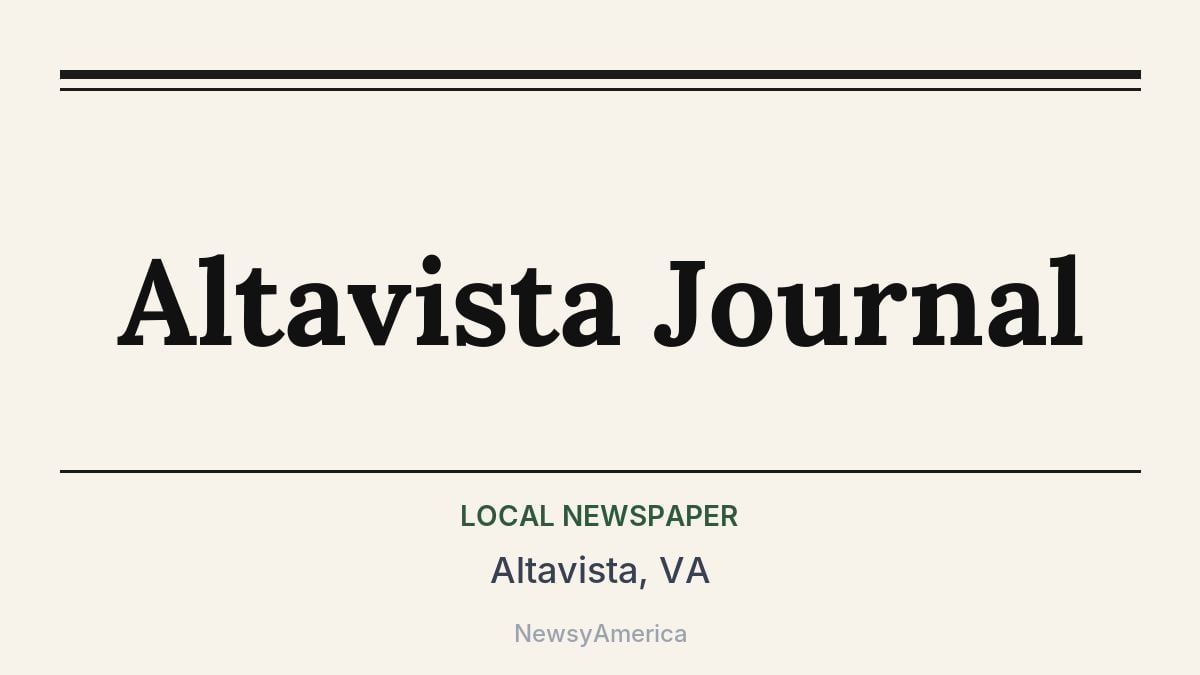 Altavista Journal – Altavista, VA