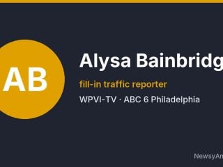 Alysa Bainbridge, fill-in traffic reporter, WPVI-TV