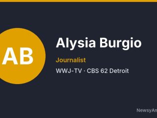 Alysia Burgio, Journalist, WWJ-TV