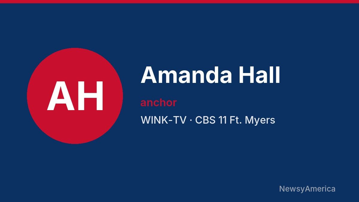 Amanda Hall – WINK-TV, Ft. Myers