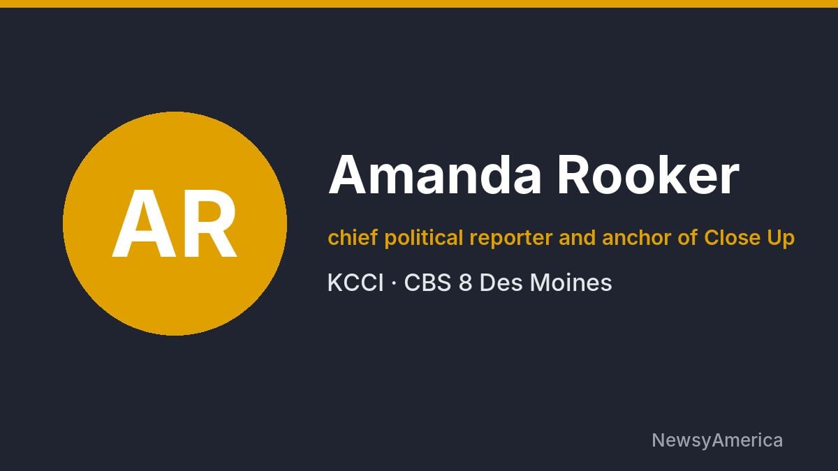 Amanda Rooker – KCCI, Des Moines