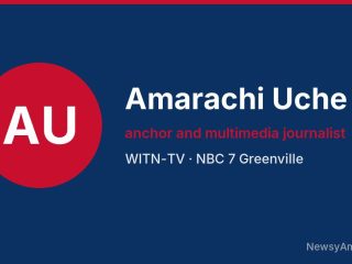 Amarachi Uche, anchor and multimedia journalist, WITN-TV
