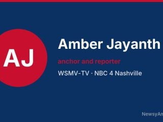 Amber Jayanth, anchor and reporter, WSMV-TV