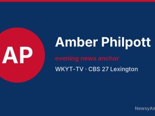Amber Philpott, evening news anchor, WKYT-TV