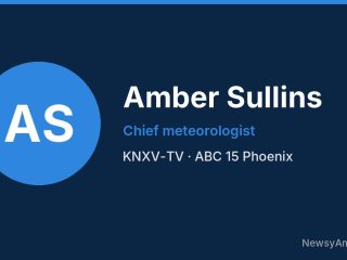 Amber Sullins, Chief meteorologist, KNXV-TV