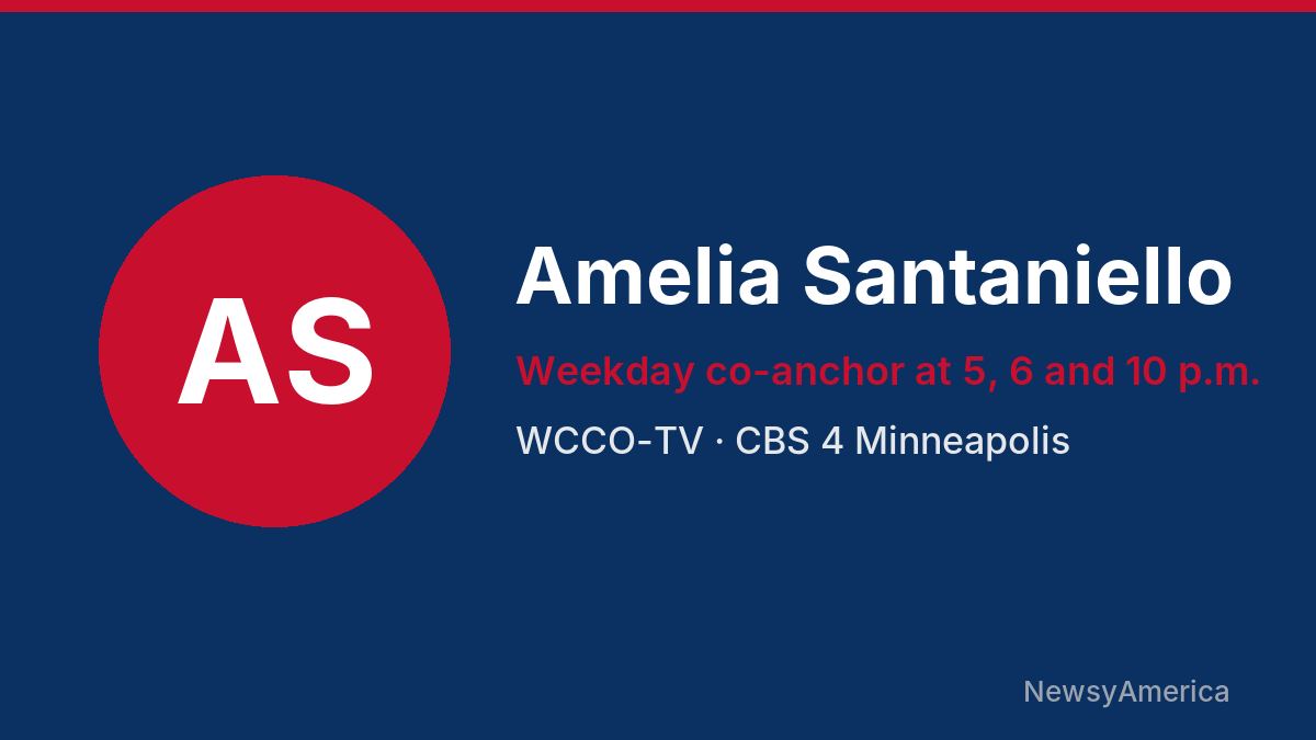 Amelia Santaniello – WCCO-TV, Minneapolis